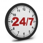 Emergency service clock